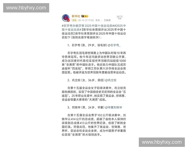 体育微博号盘点：最热赛事背后的明星表现与精彩瞬间解析